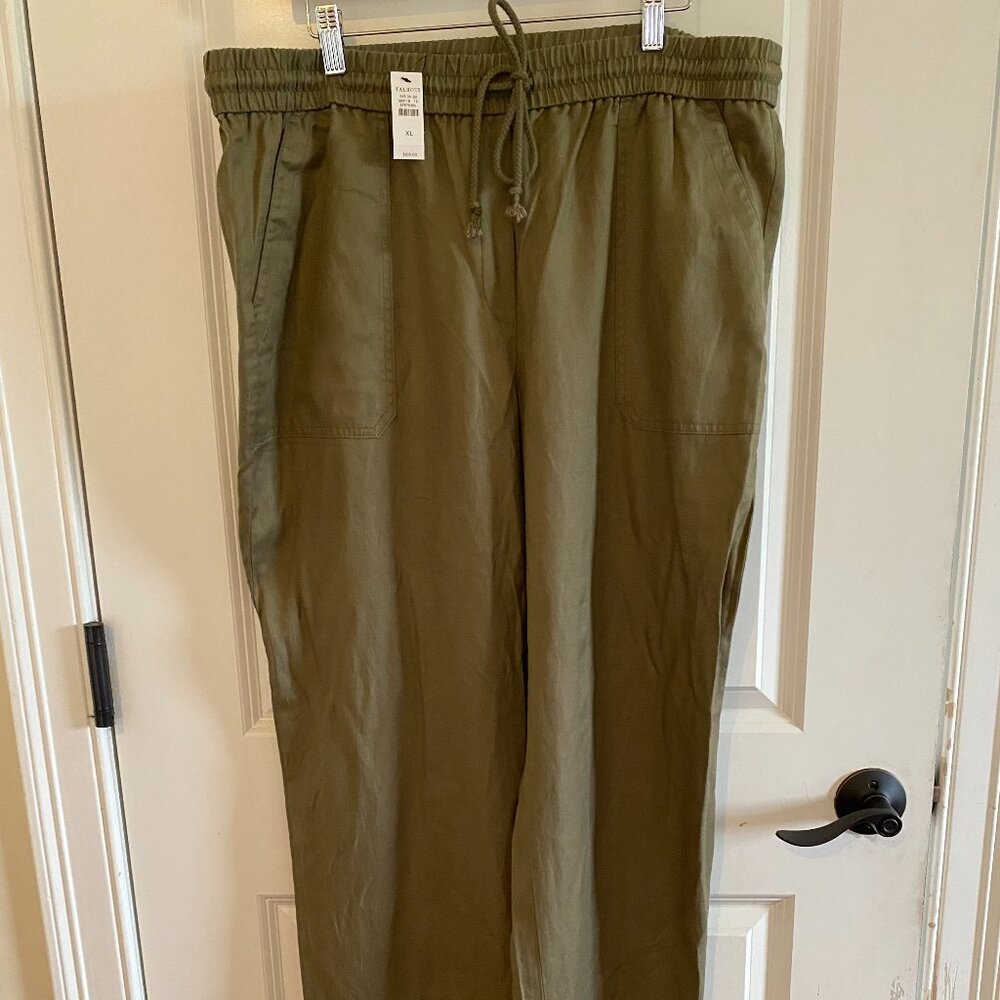 Talbots Straight Leg Drawstring Pants - Picture 8 of 8